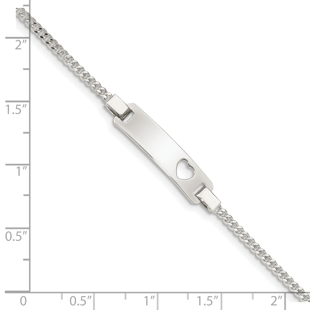 Silver Adjustable Engravable Baby ID Bracelet