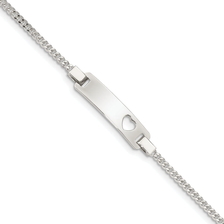 Silver Adjustable Engravable Baby ID Bracelet