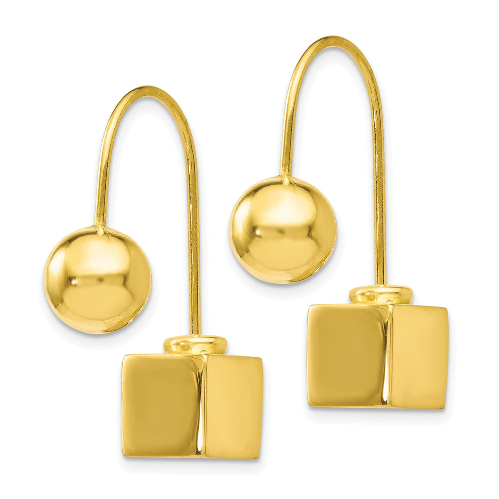 Sterling Silver Gold-tone Drop Dangle style Earrings