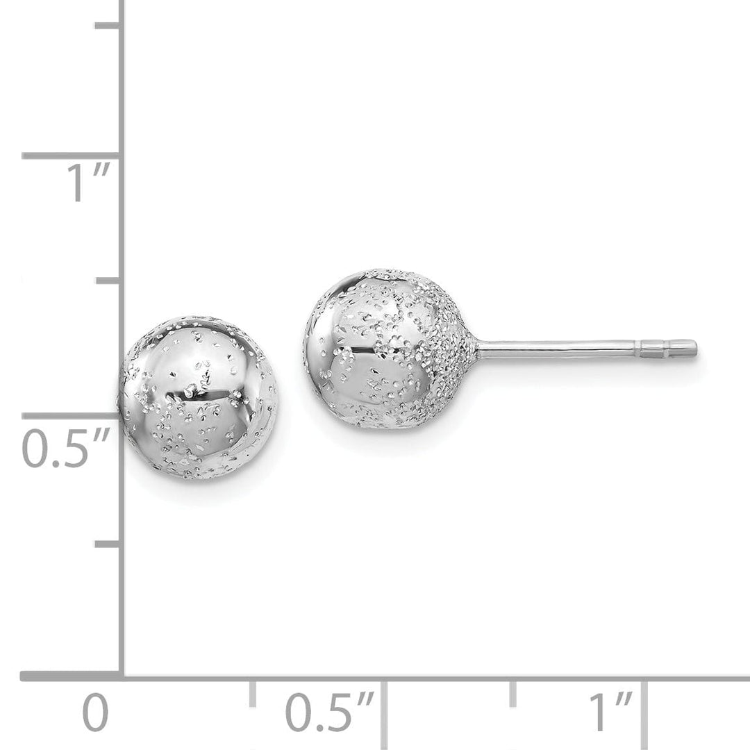 Sterling Silver 8mm Ball Post Earrings