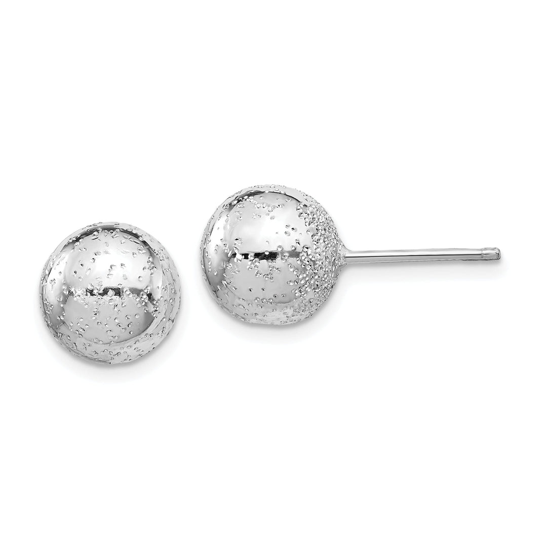 Sterling Silver 10mm Ball Post Earrings