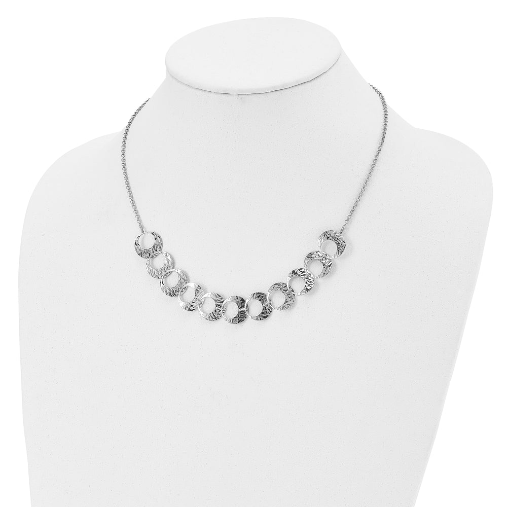 Sterling Silver Polished D.C Necklace