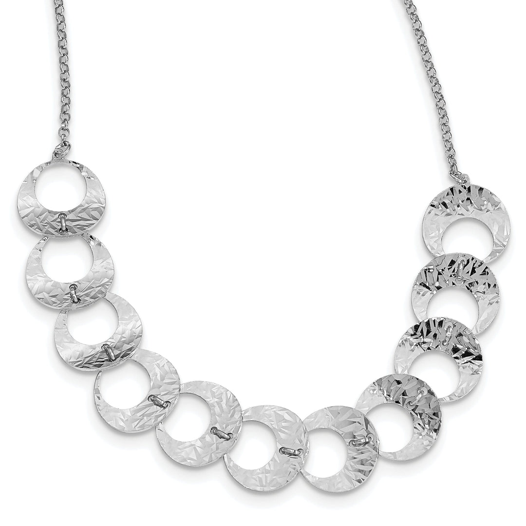 Sterling Silver Polished D.C Necklace