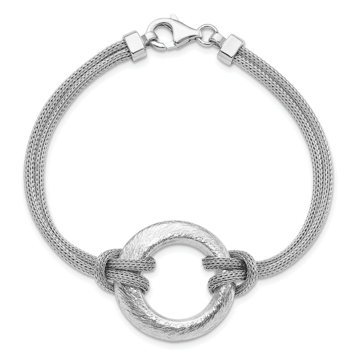 Sterling Silver Textured Bracelet