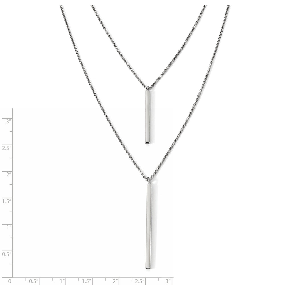Sterling Silver Two Strand Necklace