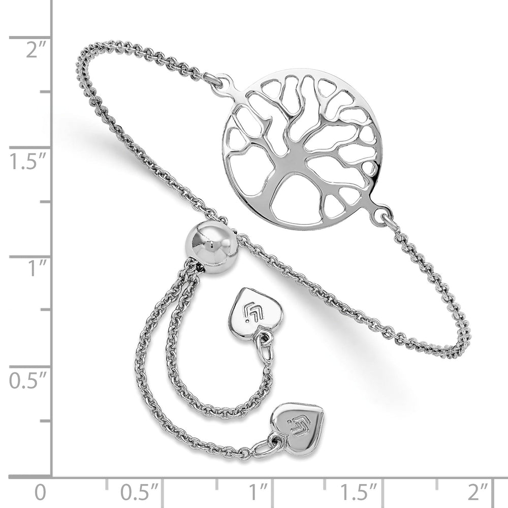 Silver Tree of Life Adjustable Bracelet