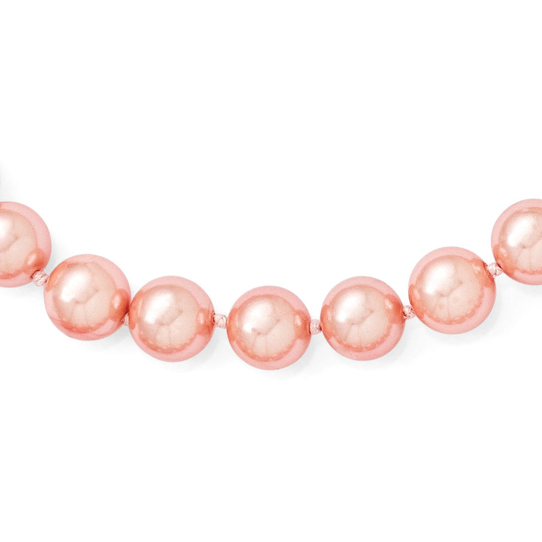 Majestik Pink Shell Pearl Necklace