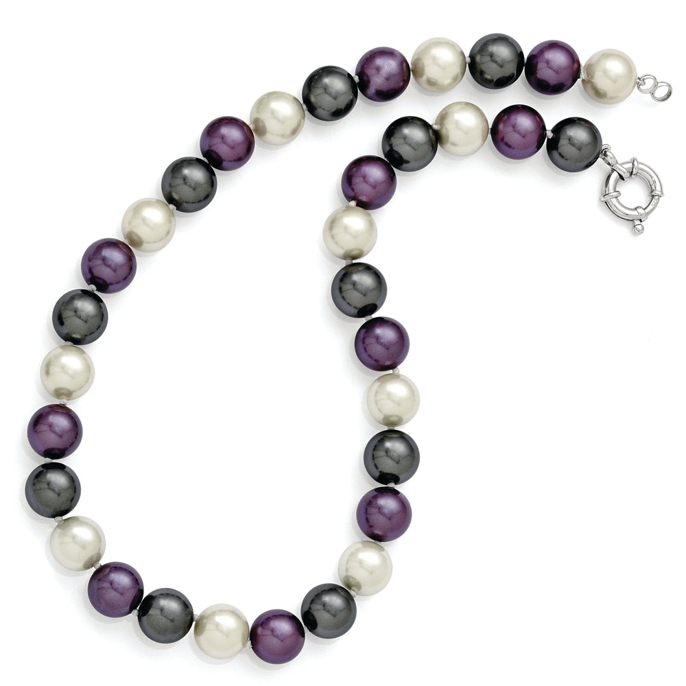 Majestik Multi and color Shell Pearl Necklace