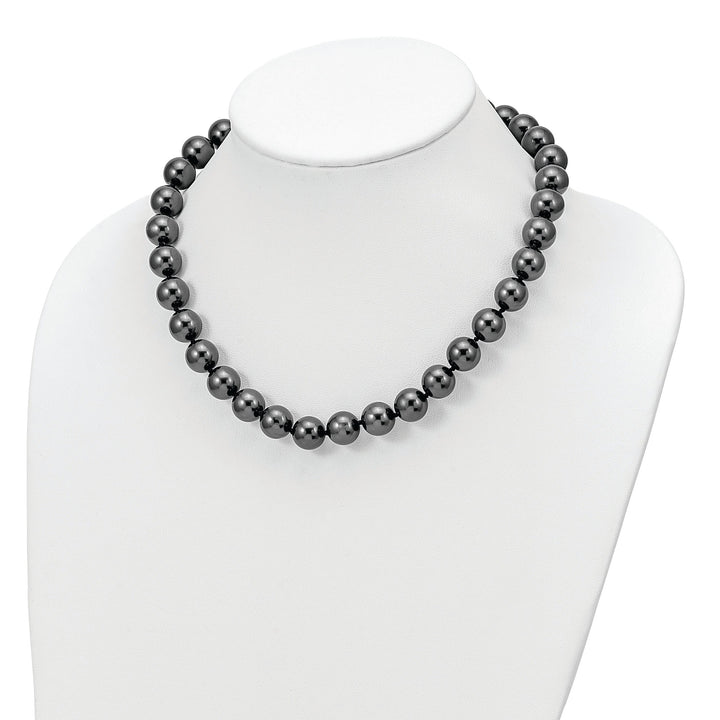 Majestik Black Pearl Hand Knotted Necklace