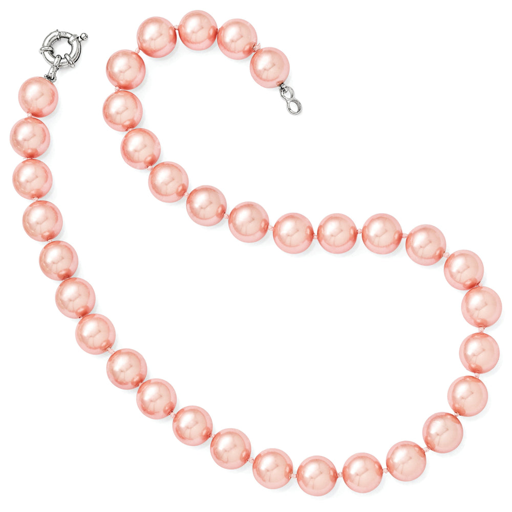 Majestik Pink Shell Pearl Hand Knotted Necklace