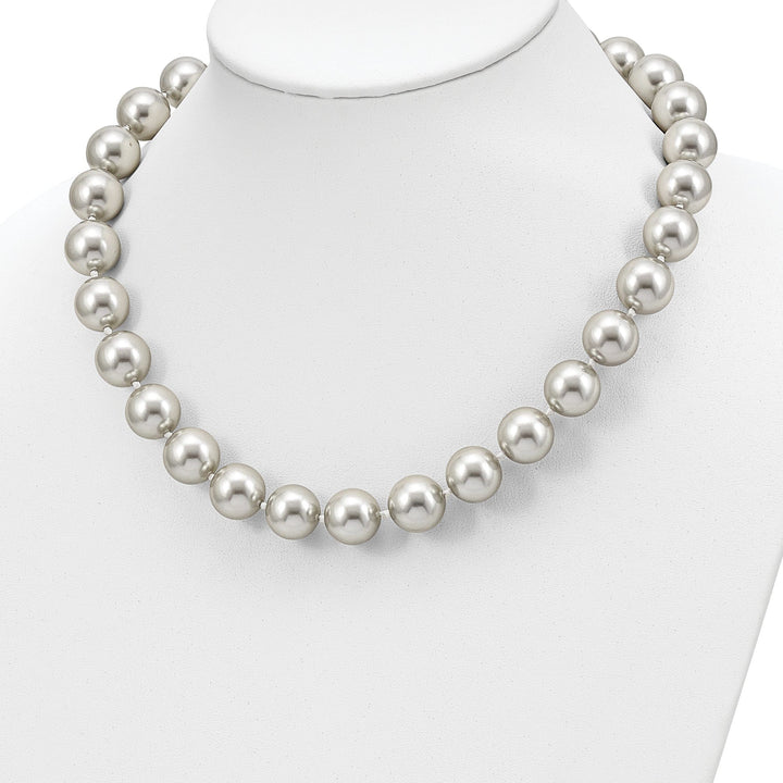 Majestik Grey Shell Pearl Necklace