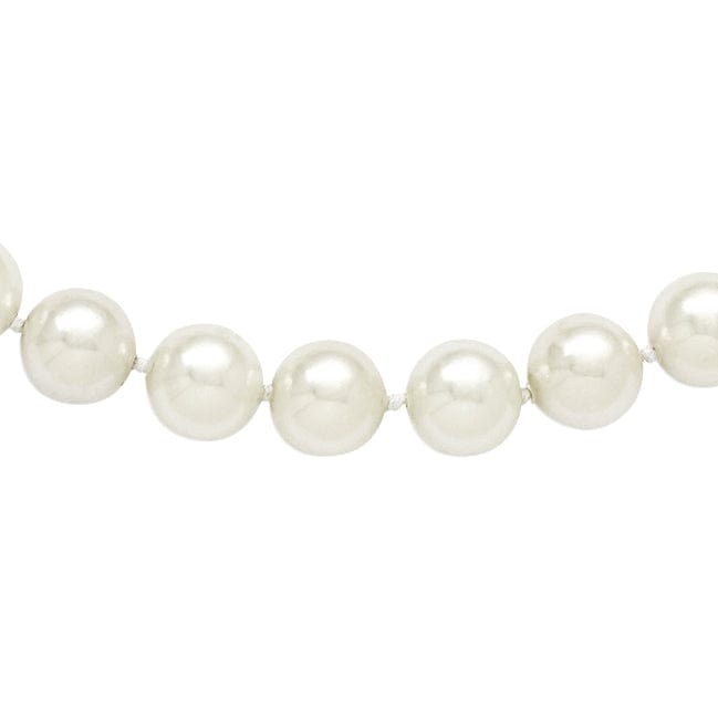 Majestik White Shell Pearl Slip On Necklace
