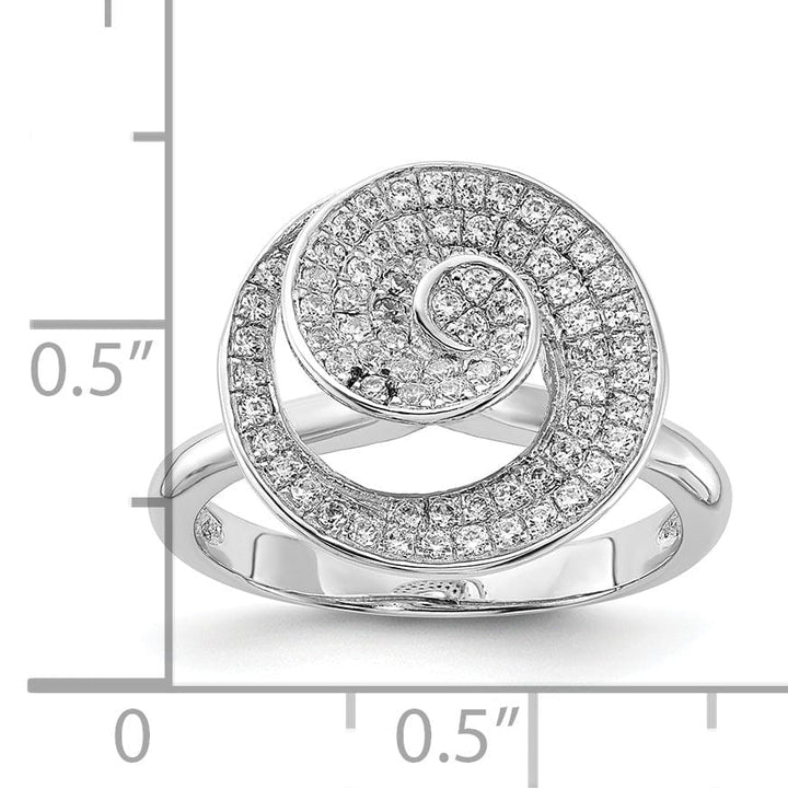 Sterling Silver Cubic Zirconia Ring