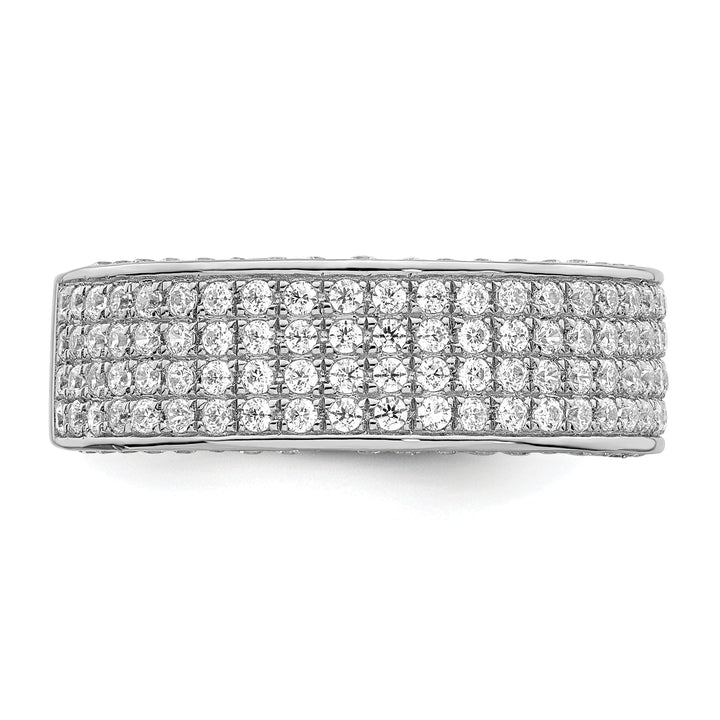 Sterling Silver Cubic Zirconia Ring