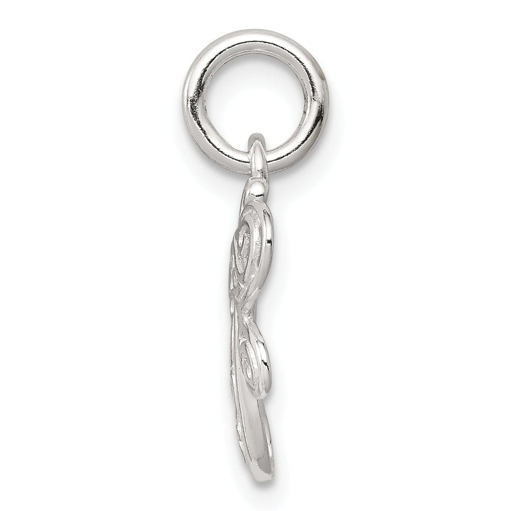 Sterling Silver Polished Finish Dragonfly Charm