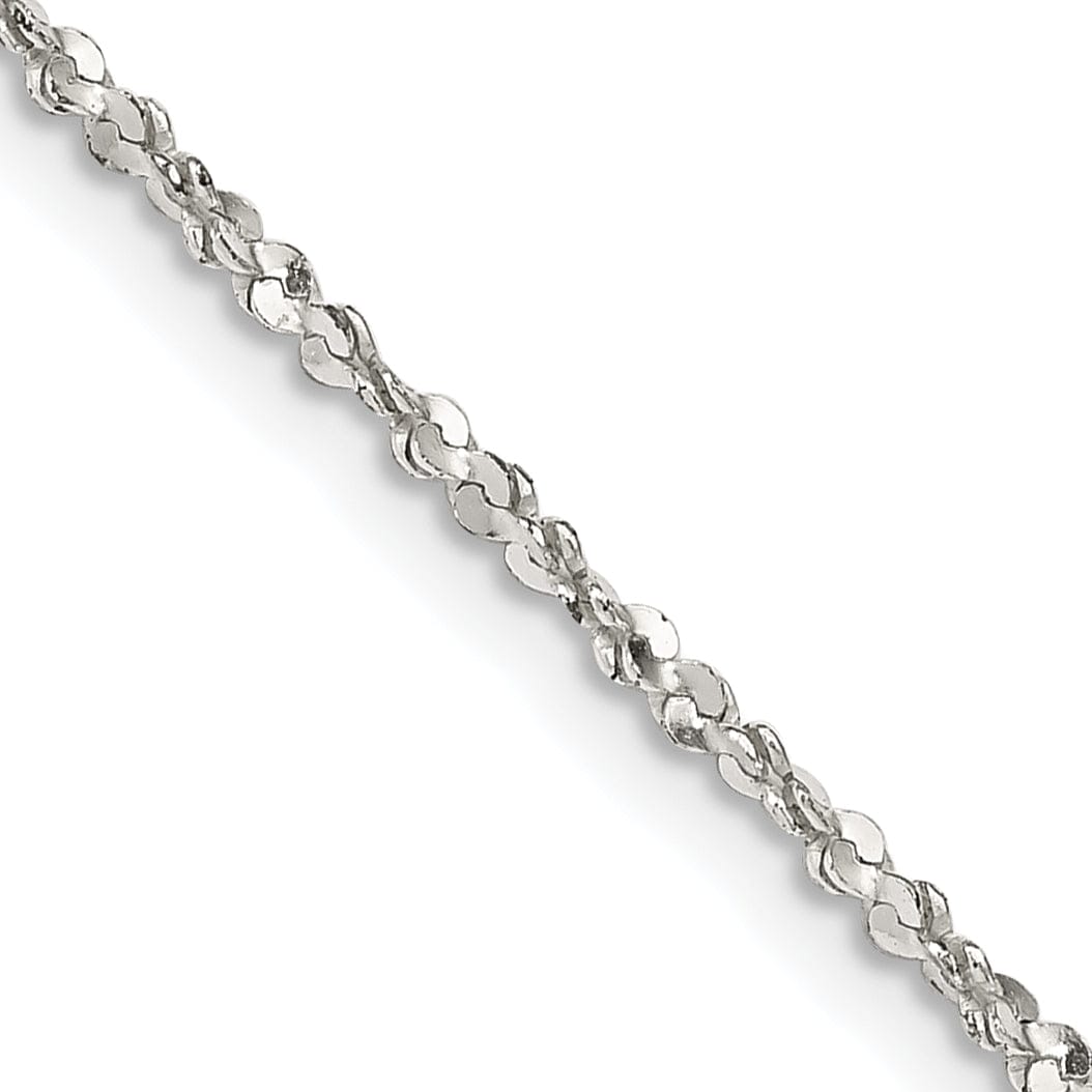 Sterling Silver Polished 1.40-mm Fancy Chain