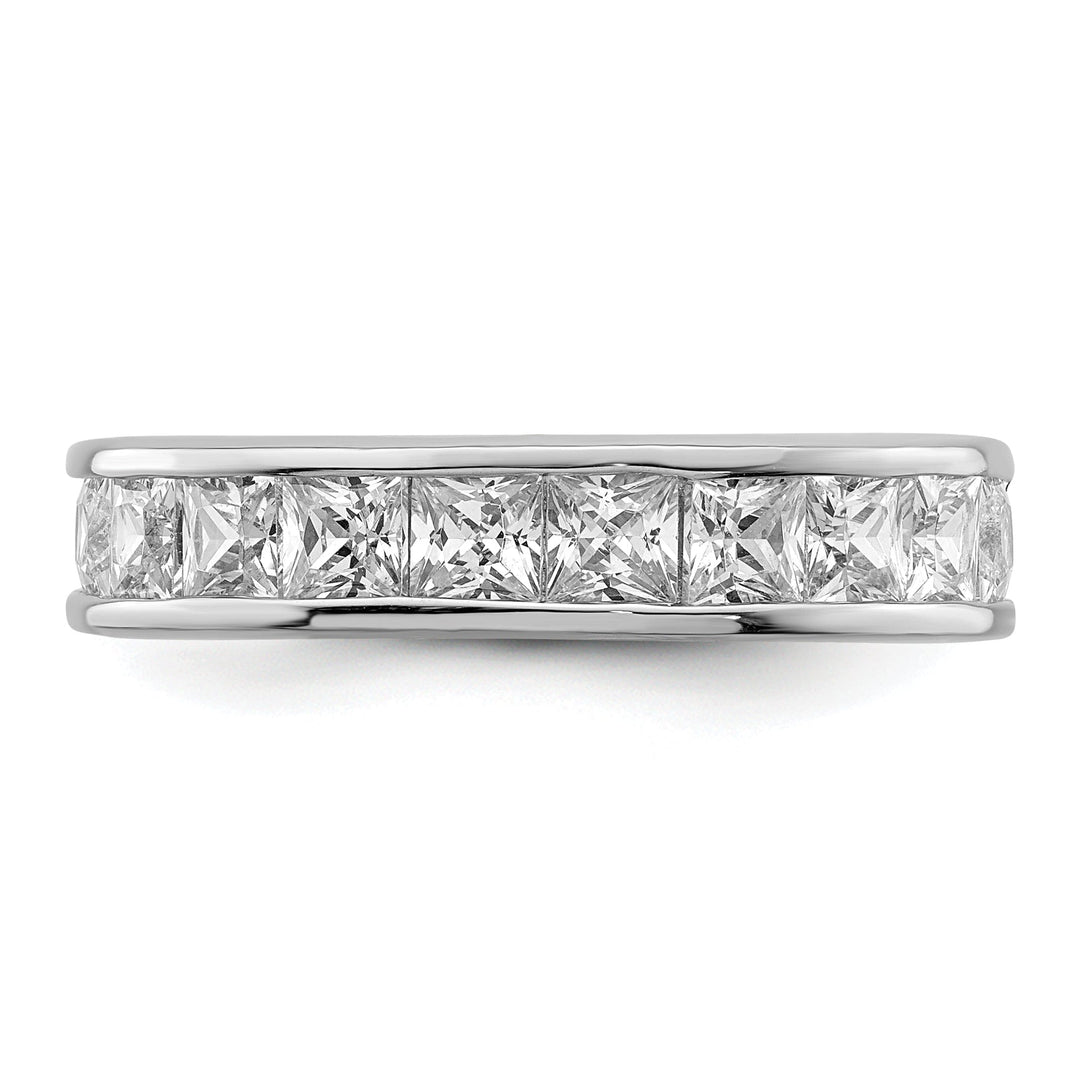 Sterling Silver Cubic Zirconia Eternity Band