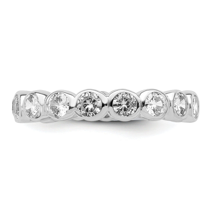 Sterling Silver Cubic Zirconia Enternity Ring
