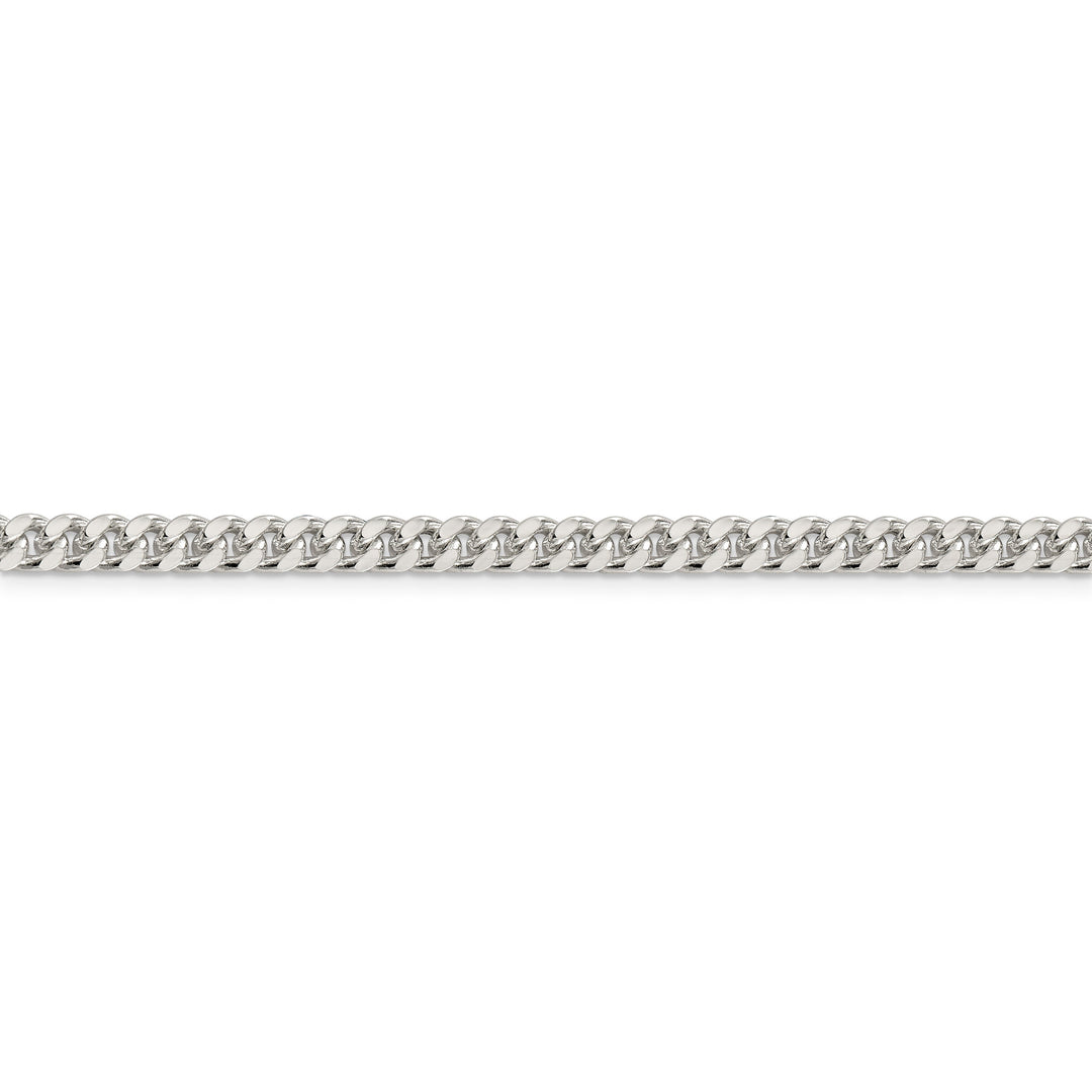 Silver 5.00-mm Solid Domed Link Curb Chain