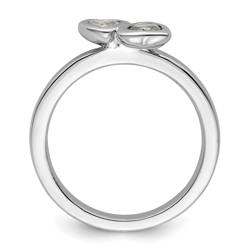Sterling Silver Stackable Expressions Heart Ring