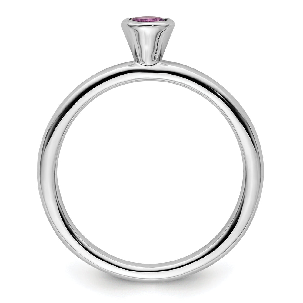 Sterling Silver Stackable Expressions Round Ring