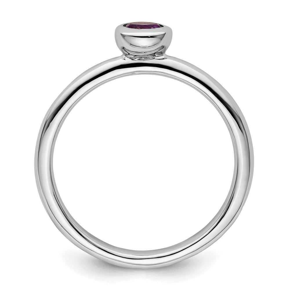 Sterling Silver Stackable Expressions Round Ring