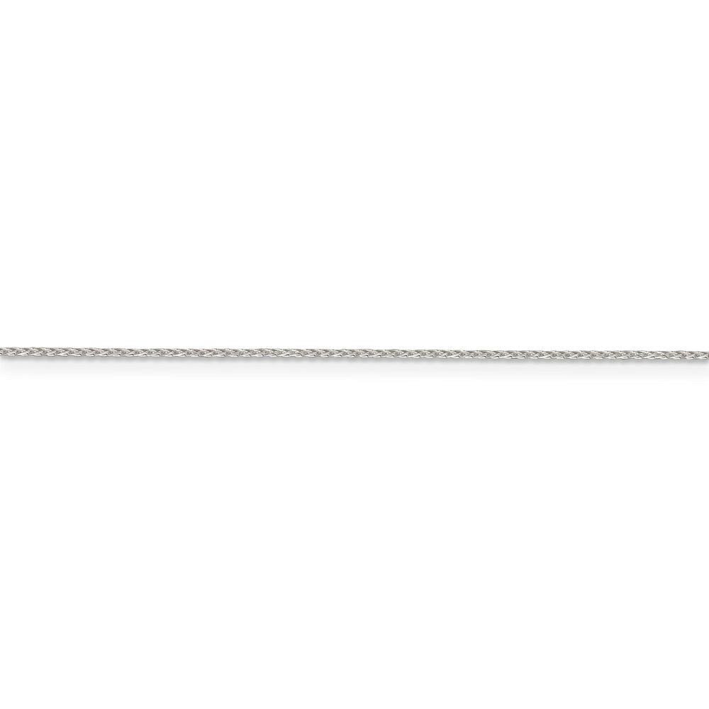 Sterling Silver D.C 0.85-mm Round Spiga Chain