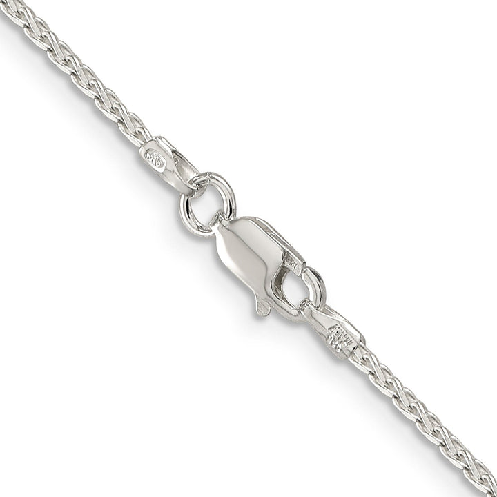 Sterling Silver D.C 1.50-mm Round Spiga Chain