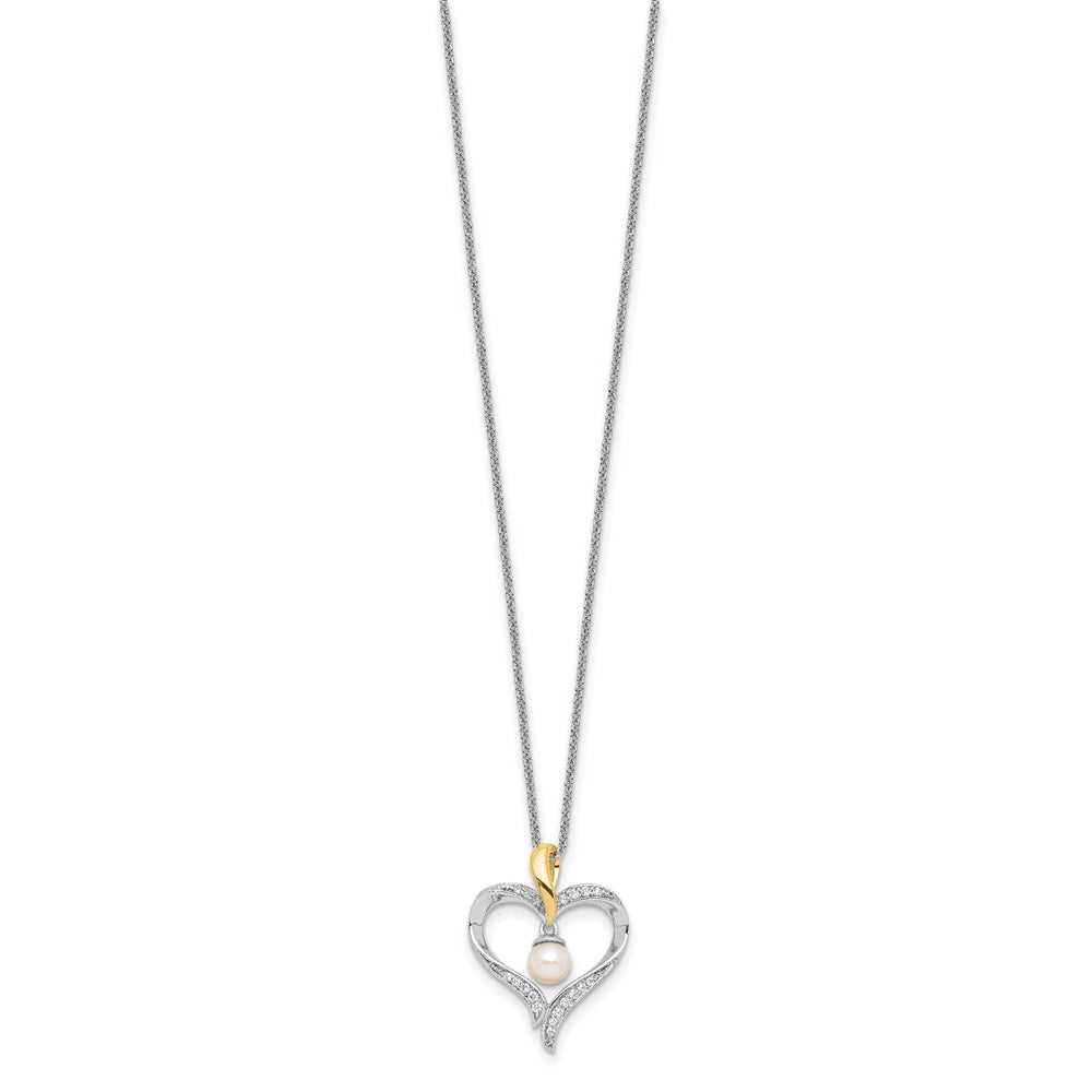Sterling Silver Heart Soul Necklace