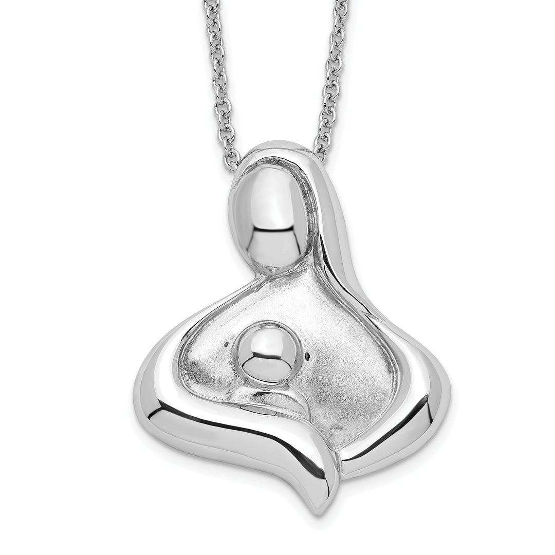 Sterling Silver Polished Maternal Bond Necklace