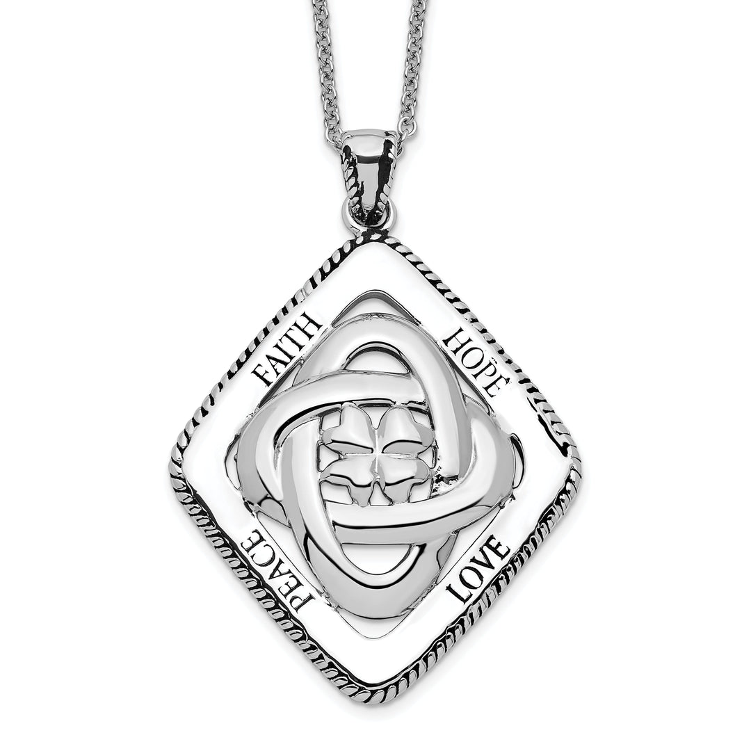 Sterling Silver Family Blessgs Necklace