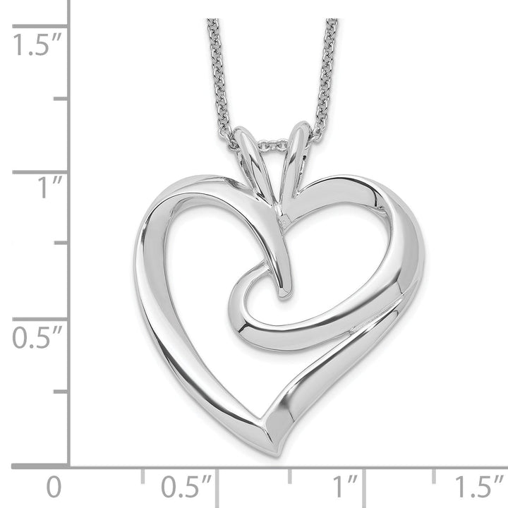 Sterling Silver The Huggg Heart Necklace