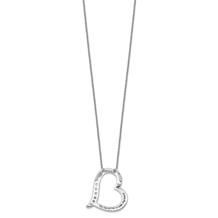 Sterling Silver Daughter--Law Necklace