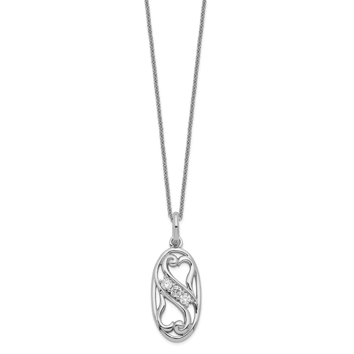 Sterling Silver Best Friends Forever Necklace