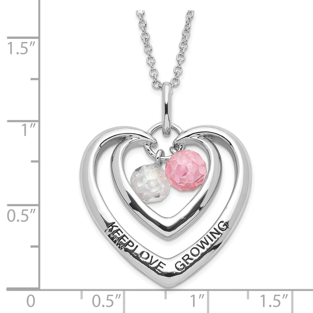 Sterling Silver Keep Love Growing Necklace