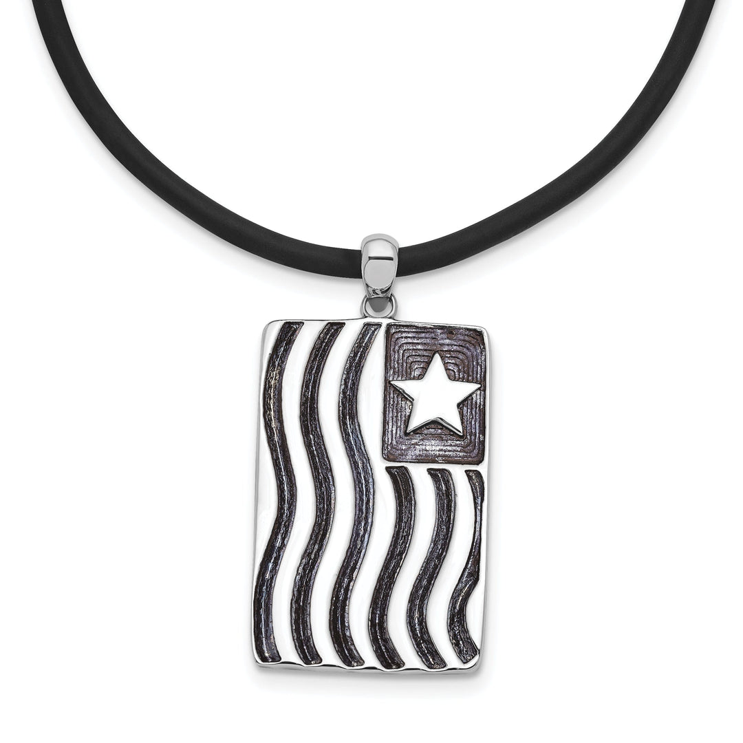 Sterling Silver Waves Of Pride Necklace