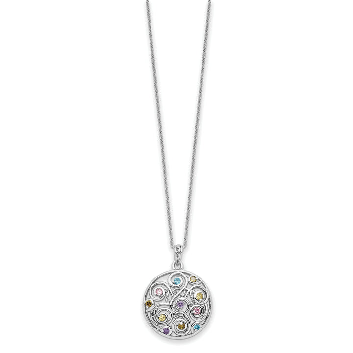 Sterling Silver Kaleidoscope Of Wishes Necklace