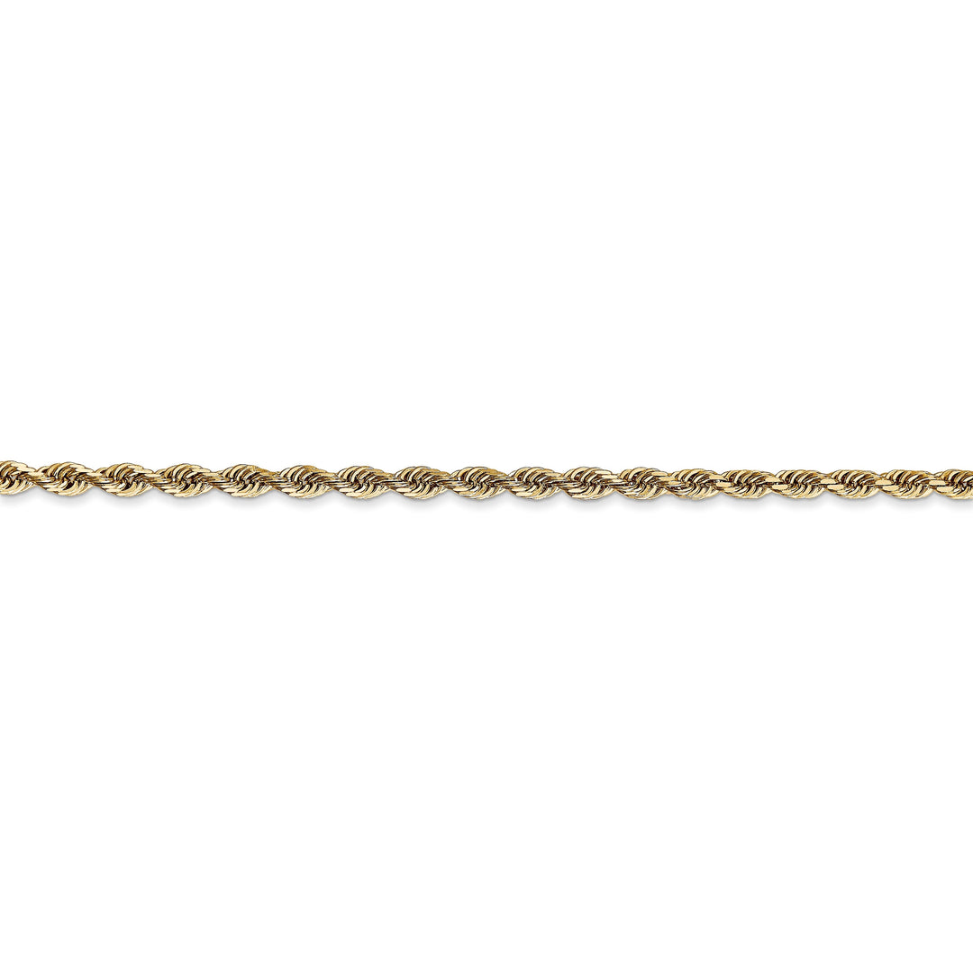 14k Yellow Gold 2.75mm D.C Quadruple Rope Chain