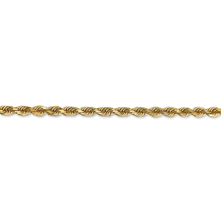 14k Yellow Gold 3.80mm D.C Quadruple Rope Chain