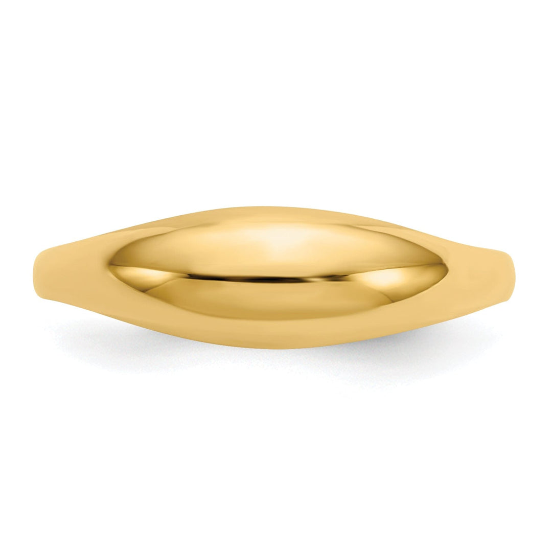 14k Yellow Gold Dome Children's Ring