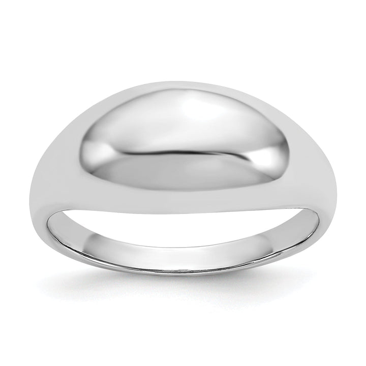 14k White Gold Timeless Creations Dome Ring