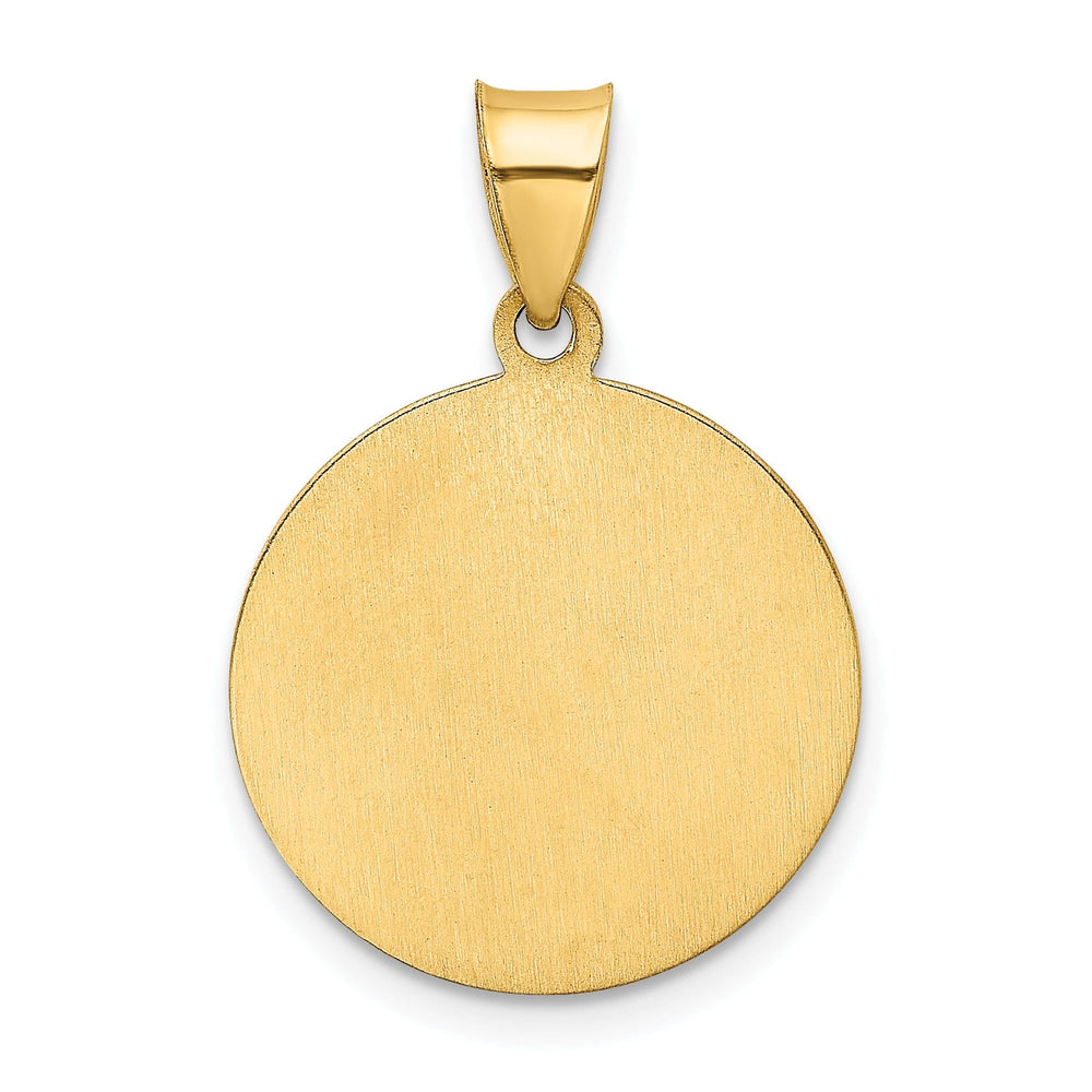 14k Yellow Gold Holy Communion Medal Pendant