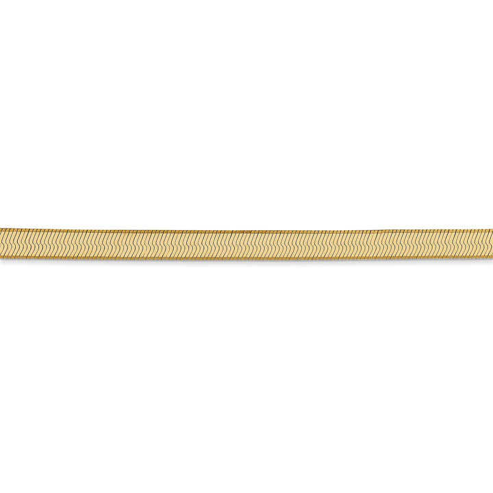 14k Yellow Gold 4.00mm Silky Herringbone Chain