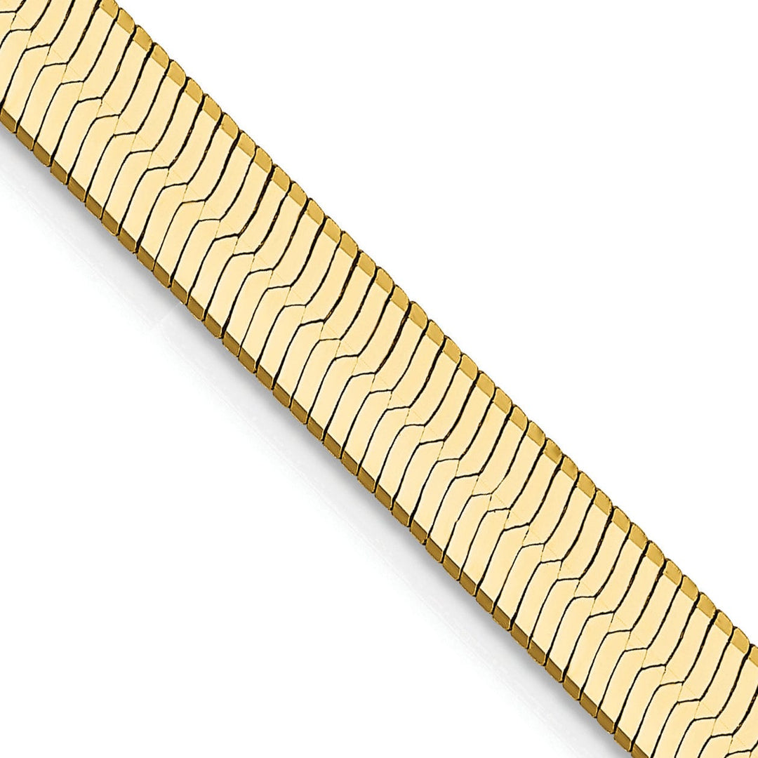 14k Yellow Gold 5.00mm Silky Herringbone Chain