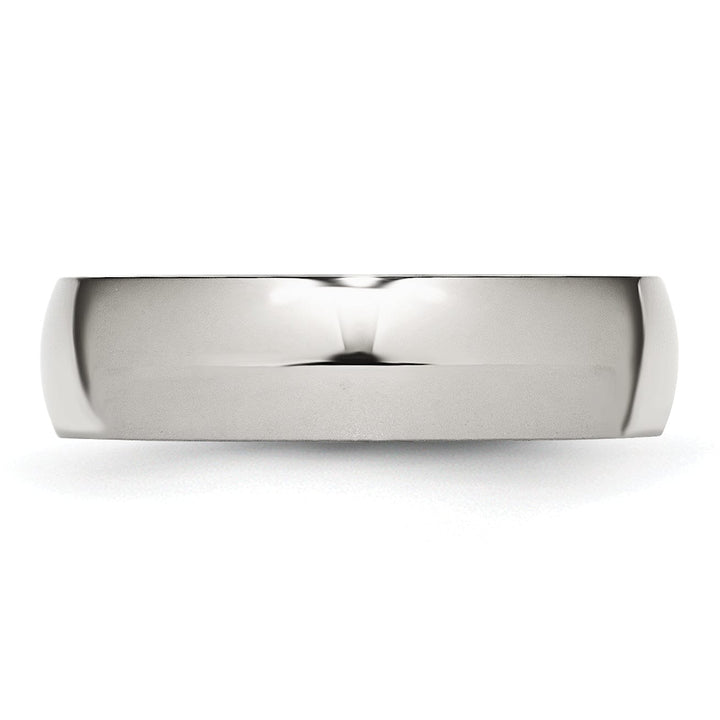 Stainless Steel Polished 6MM Band Ring