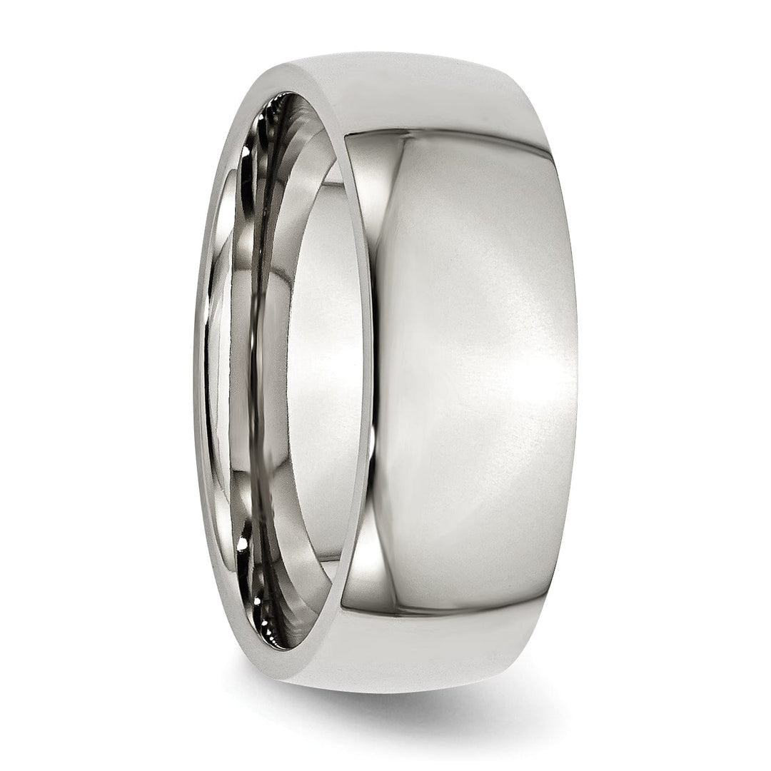 Stainless Steel Polished 8MM Band Ring