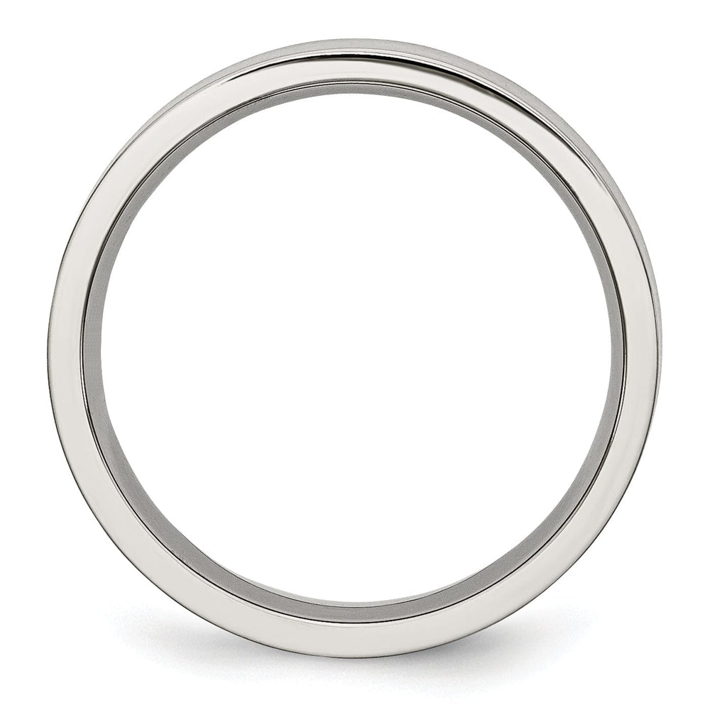 Stainless Steel Flat Brushed 5MM Band Ring