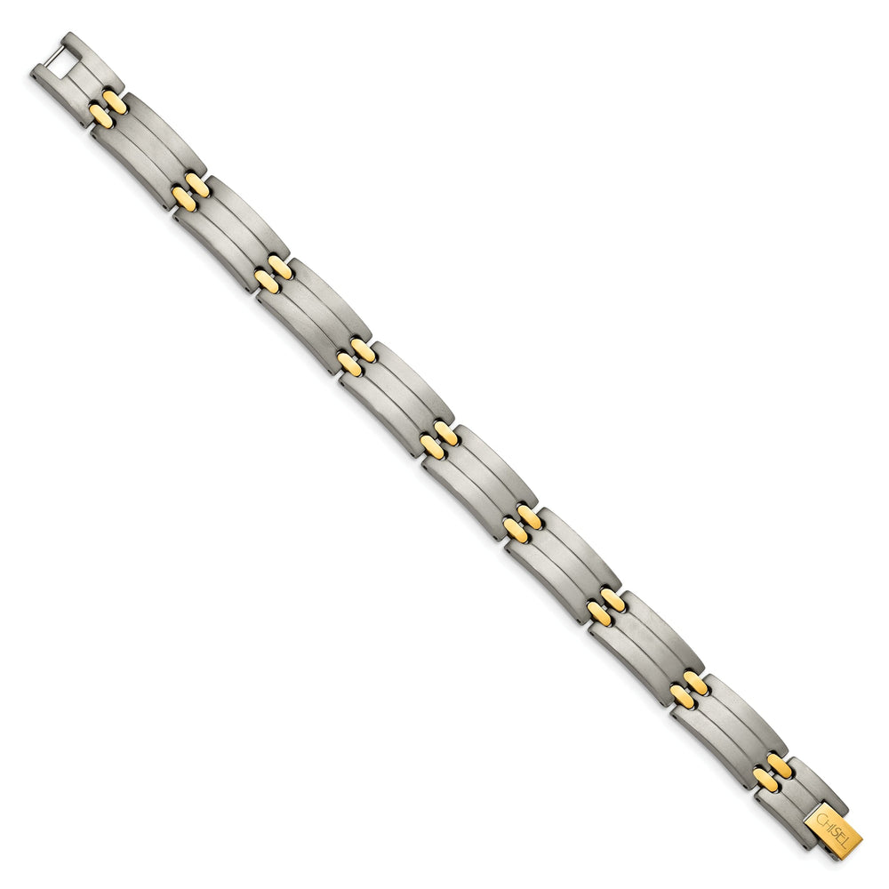 Titanium 24k Gold Plating Hypoallergenic Bracelet