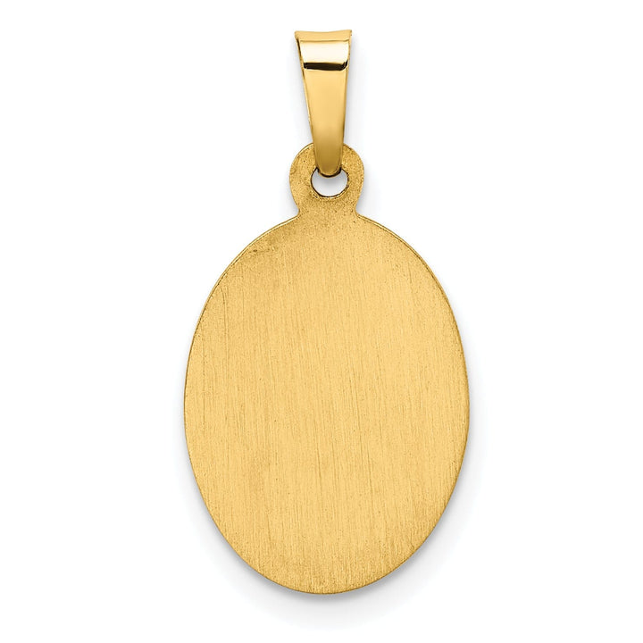 14k Yellow Gold Lady Of Guadalupe Medal