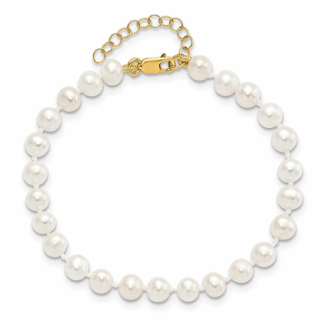 14k Pearl Bracelet Necklace Earrings